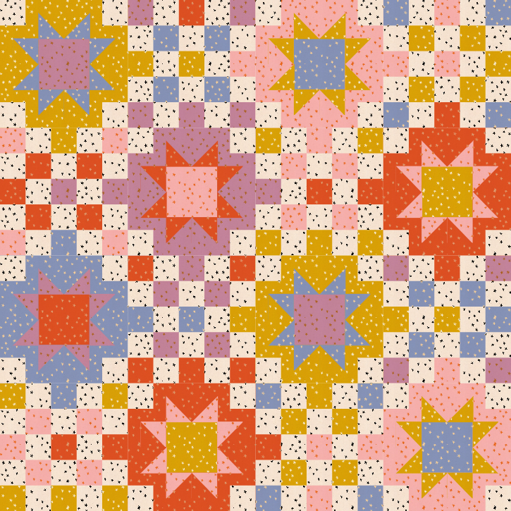 Flicker Quilt Mock-Up